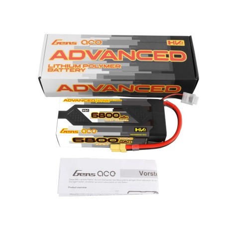 GENS ACE ADVANCED 6800 mha 22.8V 100C 6S1P HC WITH EC5 - ARMA - GEA68006S10E5