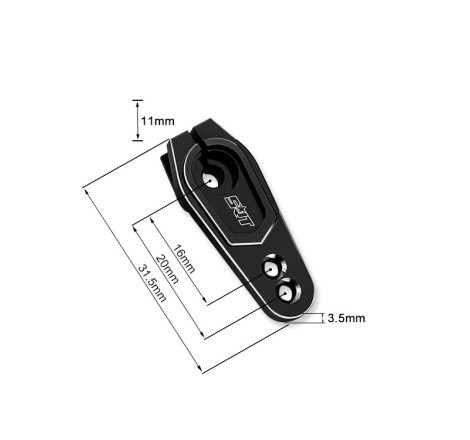 TR-X6 25T ALUMINUM SERVO HORN OFFSET 11mm L-20mm