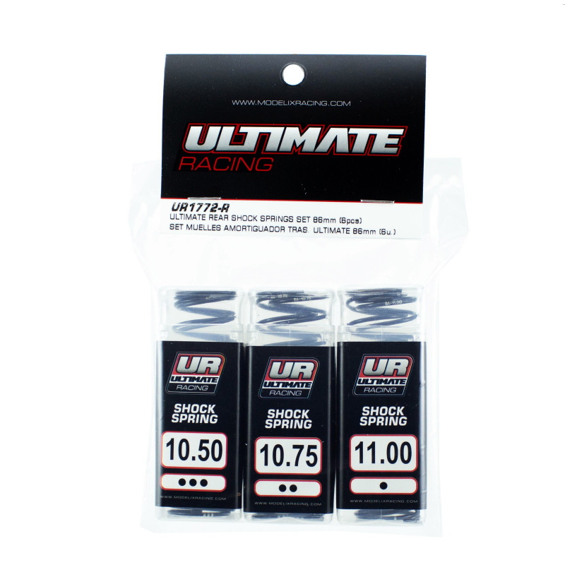 ULTIMATE REAR SHOCK SPRINGS SET 86MM (6PCS)