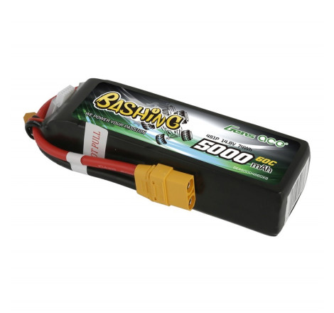 GENS ACE 5000 mAh 14.8V 60C 4S1P WITH EC5 BASHING SERIES - GEA50004S60X9