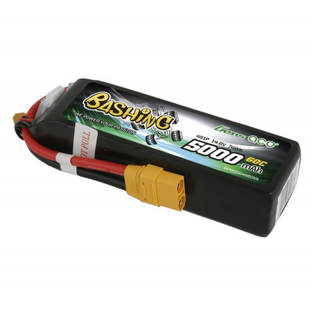 GENS ACE 5000 mAh 14.8V 60C 4S1P WITH EC5 BASHING SERIES - GEA50004S60X9