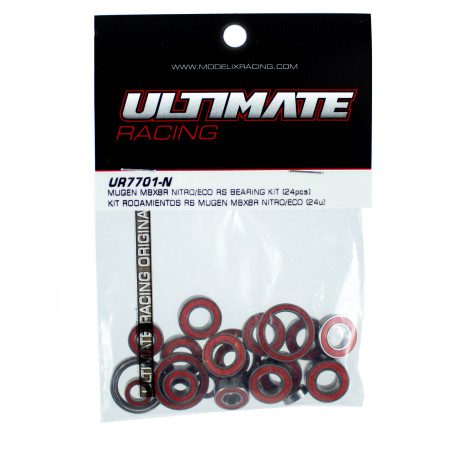 MUGEN MBX8R NITRO/ECO RS BEARING KIT ULTIMATE (24pcs)