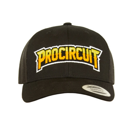 GORRA PROCIRCUIT ORIGINAL TRUCKER SNAPBACK RETRO NEGRA