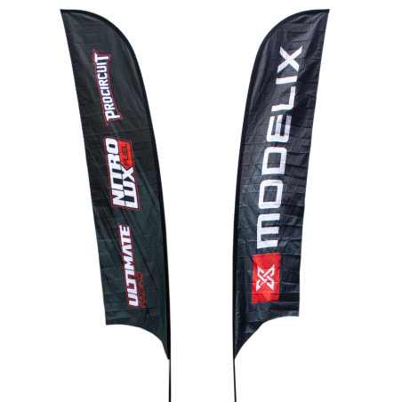 MODELIX FLAG 4.8m W/ STEEL STICK