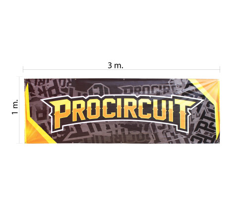 BANNER PROCIRCUIT 3x1m.