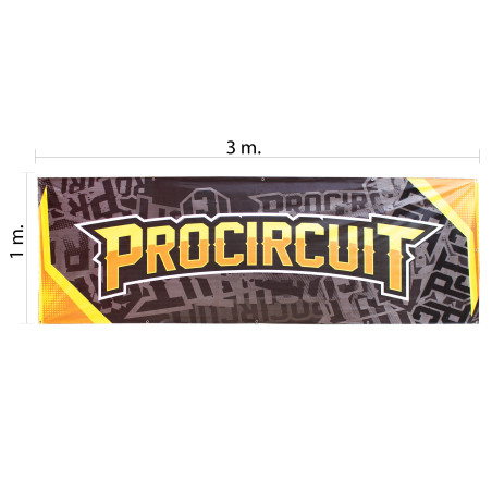 BANNER PROCIRCUIT 3x1m.