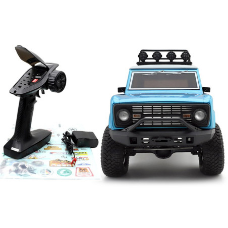 COCHE CRAWLER ROCK CRUISER V3FD 1/10 RGT136100 V3FD 4X4 WATERPROOF AZUL RTR