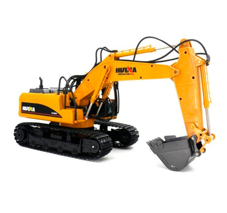 EXCAVADORA HUINA 1535 1/14 PALA METALICA 2,4GHZ (NUEVA HU1550)