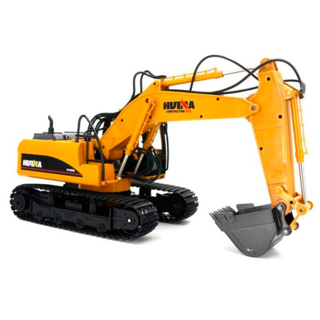 EXCAVADORA HUINA 1535 1/14 PALA METALICA 2,4GHZ (NUEVA HU1550)