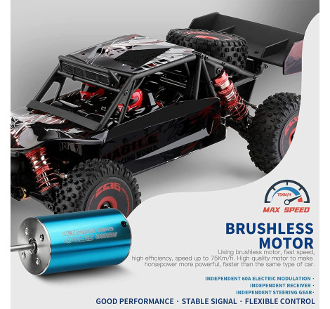 COCHE ELECTRICO RTR 1/12 BUGGY BAJA 4WD 2.4HGZ MOTOR BRUSHLESS  WLTOYS