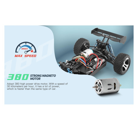 COCHE ELECTRICO RTR 1/18 BUGGY SPORT 4WD 2.4GHZ - WLTOYS 184011