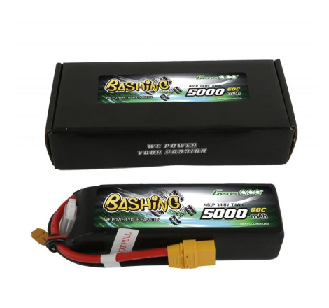 GENS ACE 5000 mAh 14.8V 60C 4S1P WITH EC5 BASHING SERIES - GEA50004S60X9