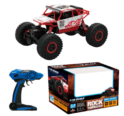 1:18  SCALE 4WD 2.4G RC CRAWLER RED