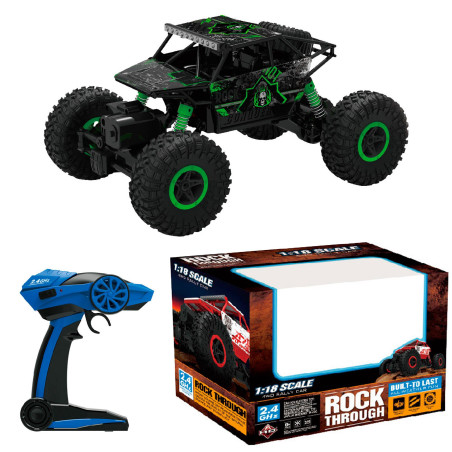 1/18 SCALE 4WD 2.4GHZ RC CRAWLER GREEN