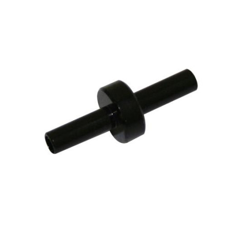 CONECTOR TUBO SILICONA NEGRO (1u.)