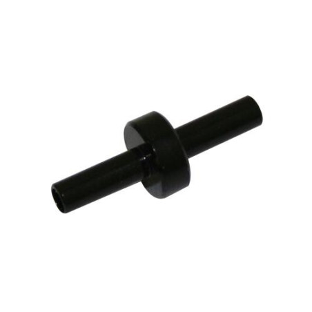 CONECTOR TUBO SILICONA NEGRO (1u.)