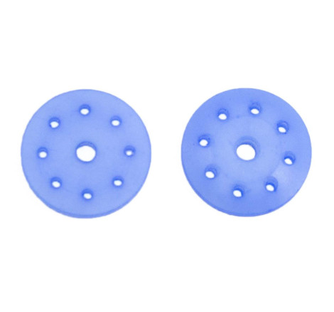 16mm CONICAL SHOCK PISTONS BLUE (8x1.3mm) (2pcs)