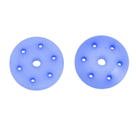 16mm CONICAL SHOCK PISTONS BLUE (6x1.3mm) (2pcs)