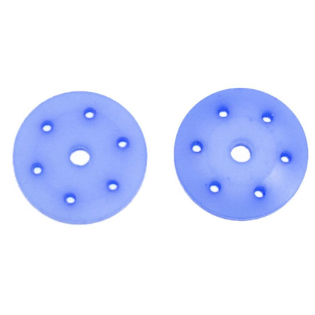 16mm CONICAL SHOCK PISTONS BLUE (6x1.3mm) (2pcs)