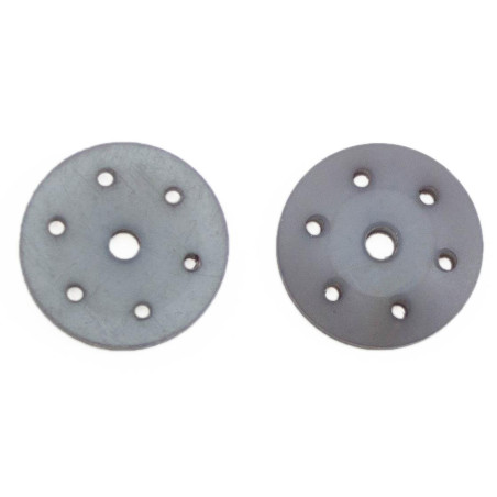 16mm CONICAL SHOCK PISTONS GREY (6x1.4mm) (2pcs)