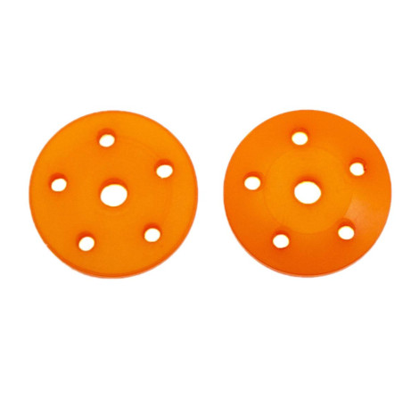 PISTONES AMORTIGUADOR CONICOS 16mm NARANJA (5x1,6mm) (2u.)