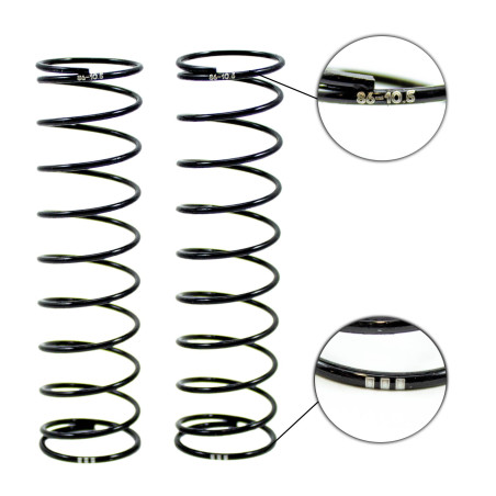 ULTIMATE REAR SHOCK SPRING 86mm 1.6/10.5T (3 DOTS) (2pcs)