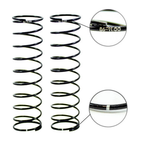 ULTIMATE REAR SHOCK SPRING 86mm 1.6/11.00T (1 DOT) (2pcs)