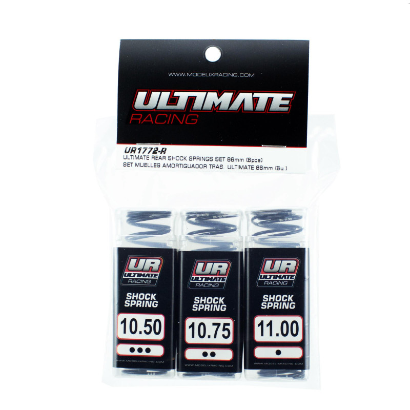 ULTIMATE REAR SHOCK SPRINGS SET 86MM (6PCS)