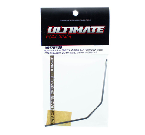 ULTIMATE 2.5mm FRONT ANTI-ROLL BAR FOR MUGEN, ASSOCIATED, XRAY (1pcs)