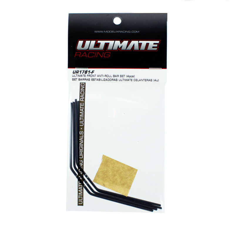 ULTIMATE FRONT ANTI-ROLL BAR SET FOR MUGEN, ASSOCIATED, XRAY (4PCS) ULTIMATE FRONT ANTI-ROLL BAR SET FOR MUGEN, ASSOCIATED, XRAY (4PCS)