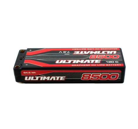 BATERÍA ULTIMATE GRAFENO HV LiPo STICK 7.6v. 8500mAh 120C CONEXION 5mm