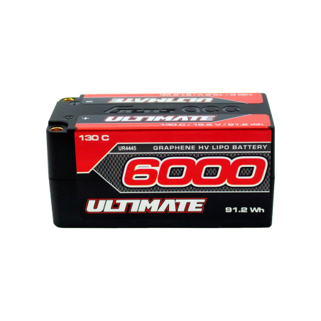 BATERÍA ULTIMATE GRAFENO HV LiPo SHORTY 15.2v. 6000mAh 130C CONEXION 5mm