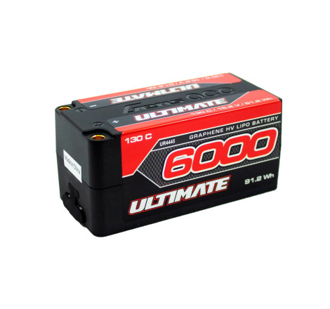 BATERÍA ULTIMATE GRAFENO HV LiPo SHORTY 15.2v. 6000mAh 130C CONEXION 5mm