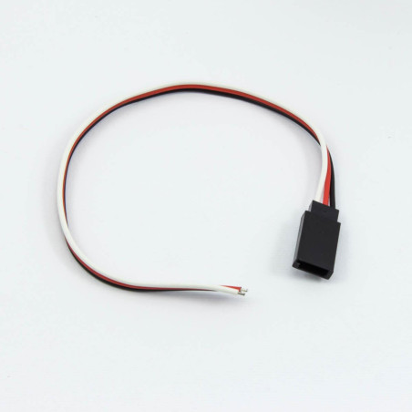 FUTABA FEMALE BATTERY CHARGE CONNECTOR WIRE (20cm)