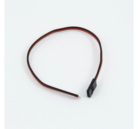 CONECTOR FUTABA MACHO CON CABLE (20cm)