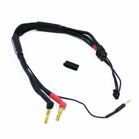 2S CHARGE CABLE LEAD WITH XT60 - 4mm & 5mm BULLET CONNECTOR (30cm)