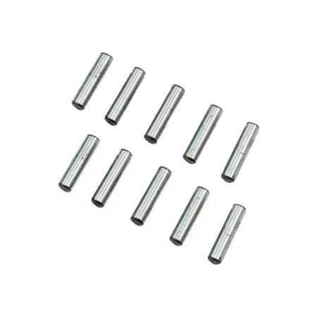 3x12.8mm CHROME STEEL PIN SET  (10pcs.)