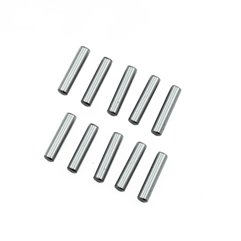 3X13.8MM CHROME STEEL PIN SET (10PCS.) 3X13.8MM CHROME STEEL PIN SET (10PCS.)