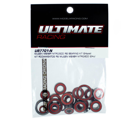 MUGEN MBX8R NITRO/ECO RS BEARING KIT ULTIMATE (24pcs)