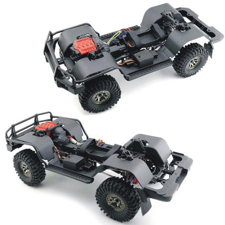 RESCUER 4x4 RTR 1:10 WATERPROOF TRAIL CRAWLER BLACK RGT86190