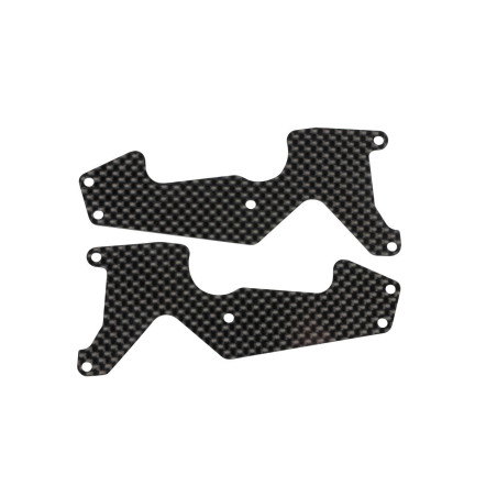 MBX8 TRUGGY FRONT LOWER ARM PLATE CFRD (1mm) (2pcs)