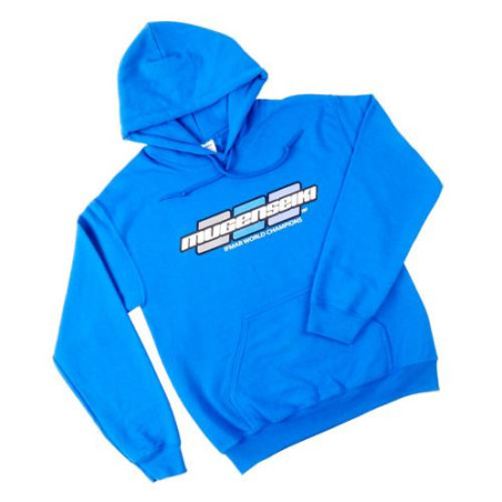 SUDADERA CON CAPUCHA AZUL TALLA S MUGEN