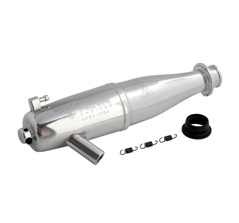 NOVA EXHAUST PIPE .21 OFF ROAD EFRA2182 (OR + 3 SILENCER JOINT SPRING SHORT )