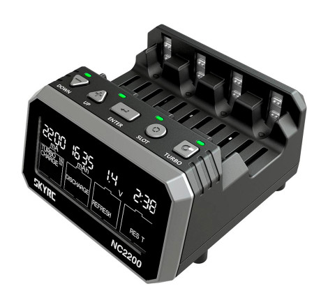 CARGADOR NC2200 PARA 4X AA/AAA 0.2-2.2A 240V AC SKYRC