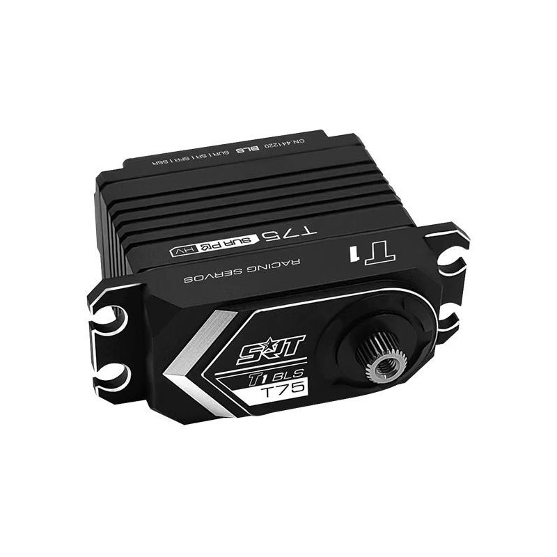 SRT T75 HV Brushless servo Programmable | SSR Compatible | 0.12sec / 70.0kg SRT T75 HV Brushless servo Programmable | SSR Compatible | 0.12sec / 70.0kg