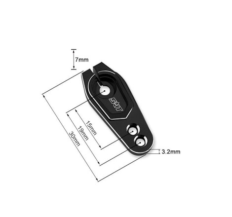 TR-X5 25T ALUMINUM SERVO HORN OFFSET 7mm L-19mm