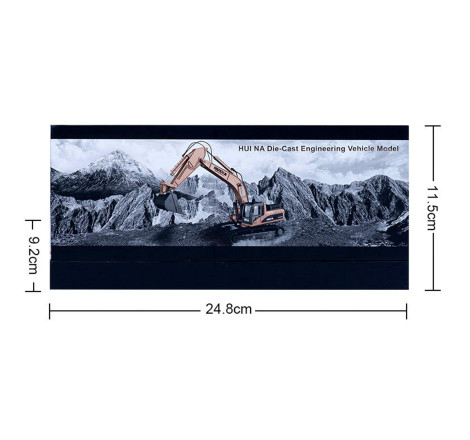 HU1710 1:50 SCALE METAL EXCAVATOR STATIC