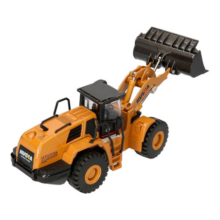 HUINA 1714-2 1:50 SCALE WHEEL LOADER COLLECTIBLE STATIC MODEL 