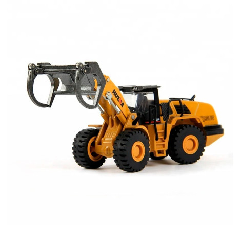 BULLDOZER CON PINZA HUINA 1716 1/50 ESTATICA