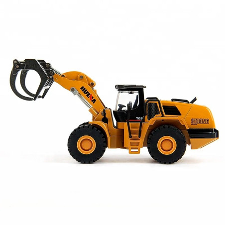 BULLDOZER CON PINZA HUINA 1716 1/50 ESTATICA